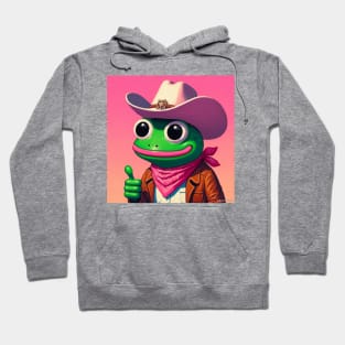 Cowboy Frog Hoodie